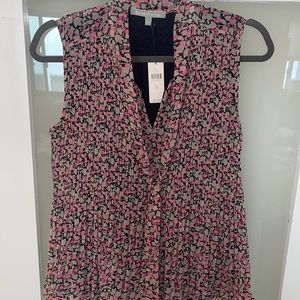 Daniel Rainn Astrid Blouse. Pink & Black Motif